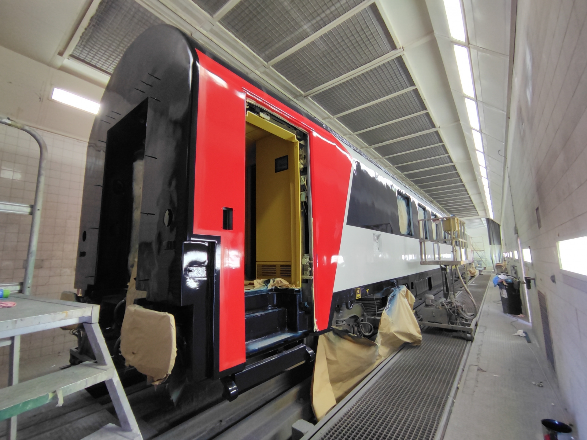 20-97 510 na estufa de pintura