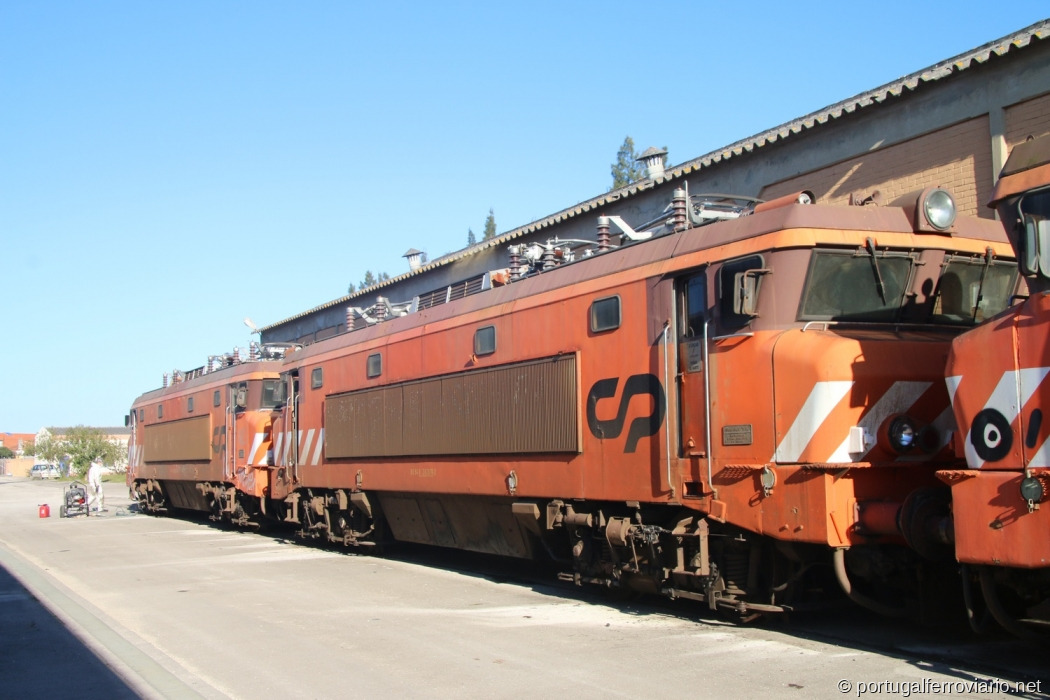 Antes do transporte para Contumil
