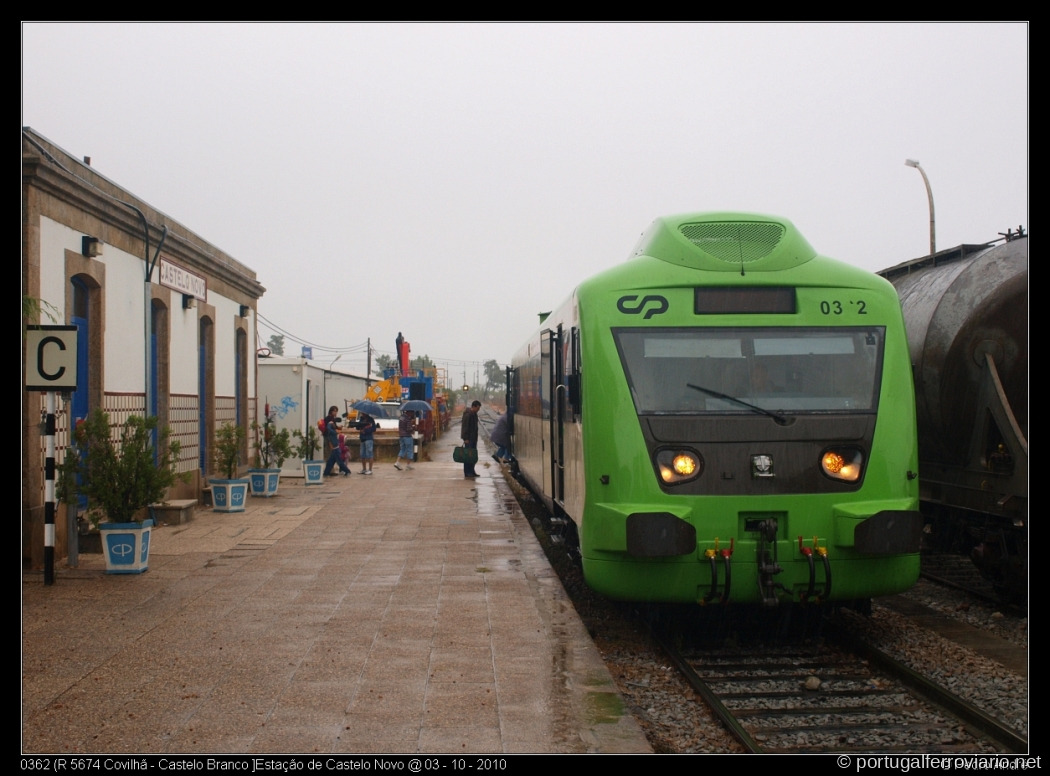 0362 (R 5674 Covilhã - Castelo Branco ]Estação de