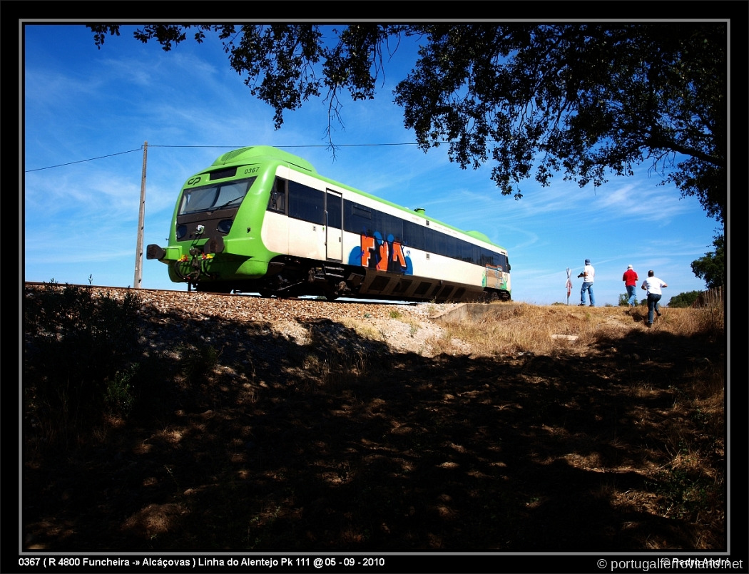 0367 (R 4800 Funcheira - Alcaçovas) Linha do Alent