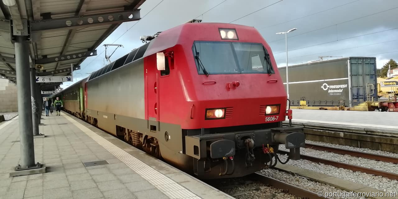 Locomotiva 5606 na Guarda