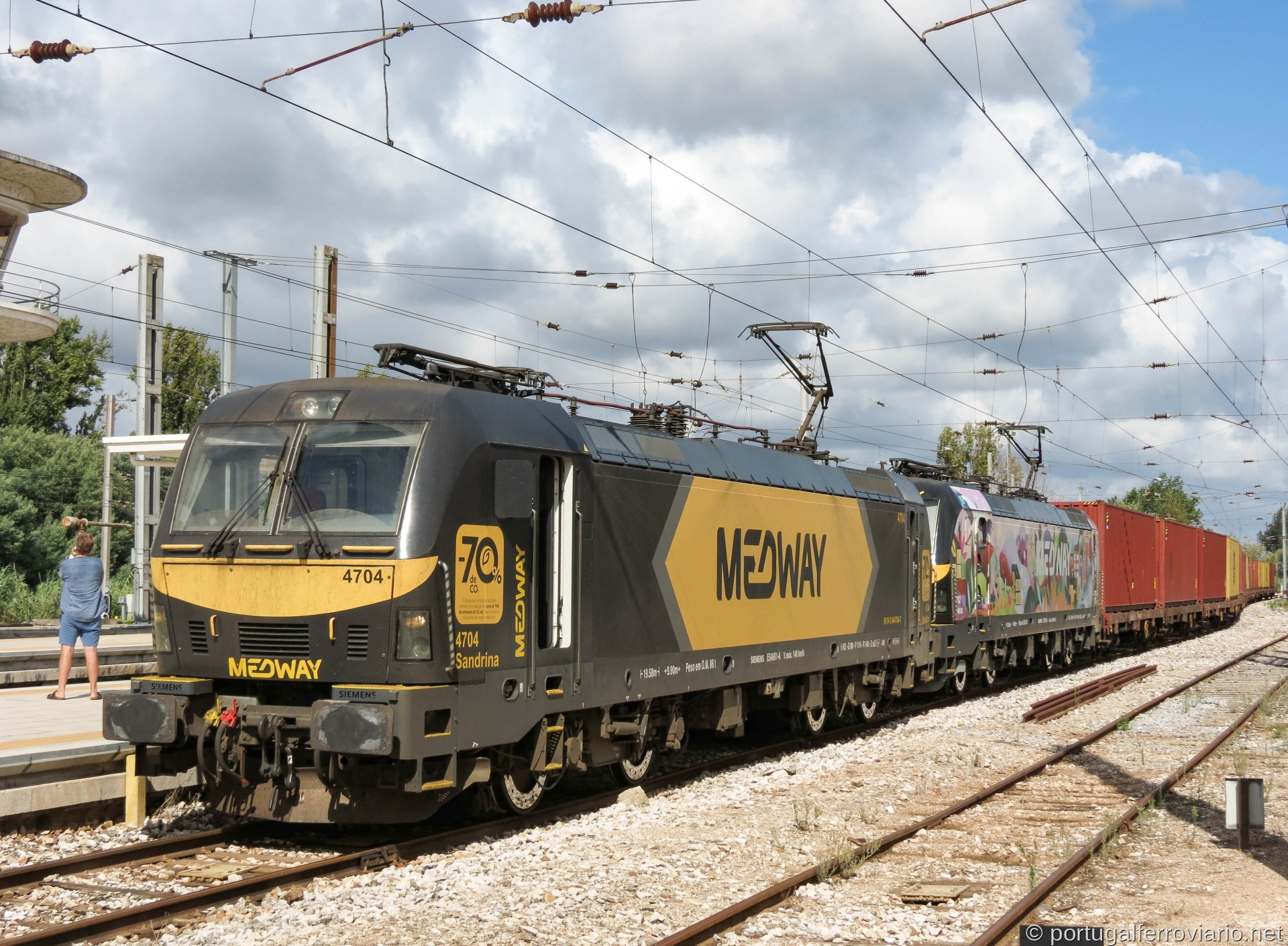 Medway 4704 + 4702 | Contentores 51036 | Alfarelos