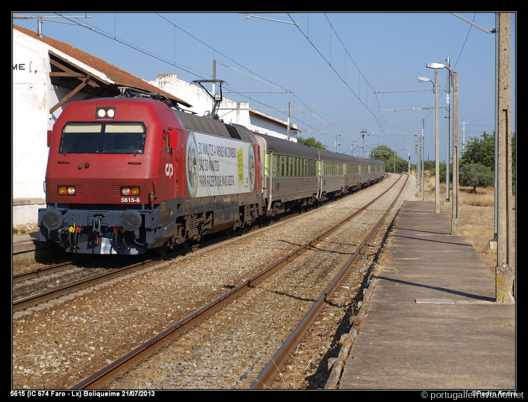 5615 (IC 674 Faro - Lx) Boliqueime 21-07-2013