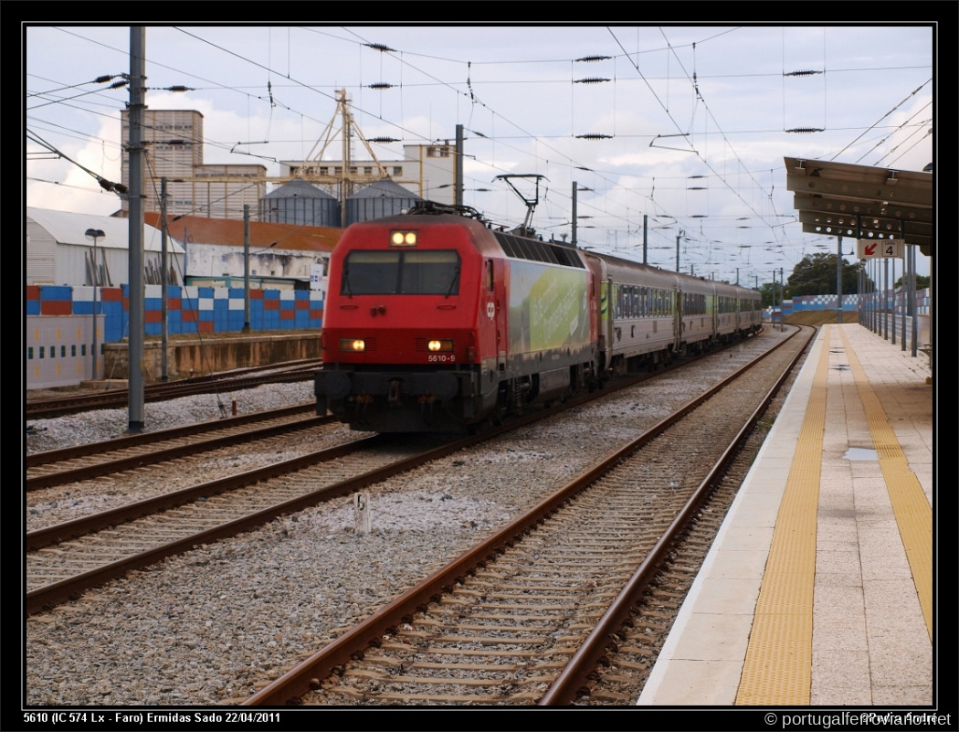 5610 (IC 574  Lx - Faro) Ermidas Sado 22-04-2011