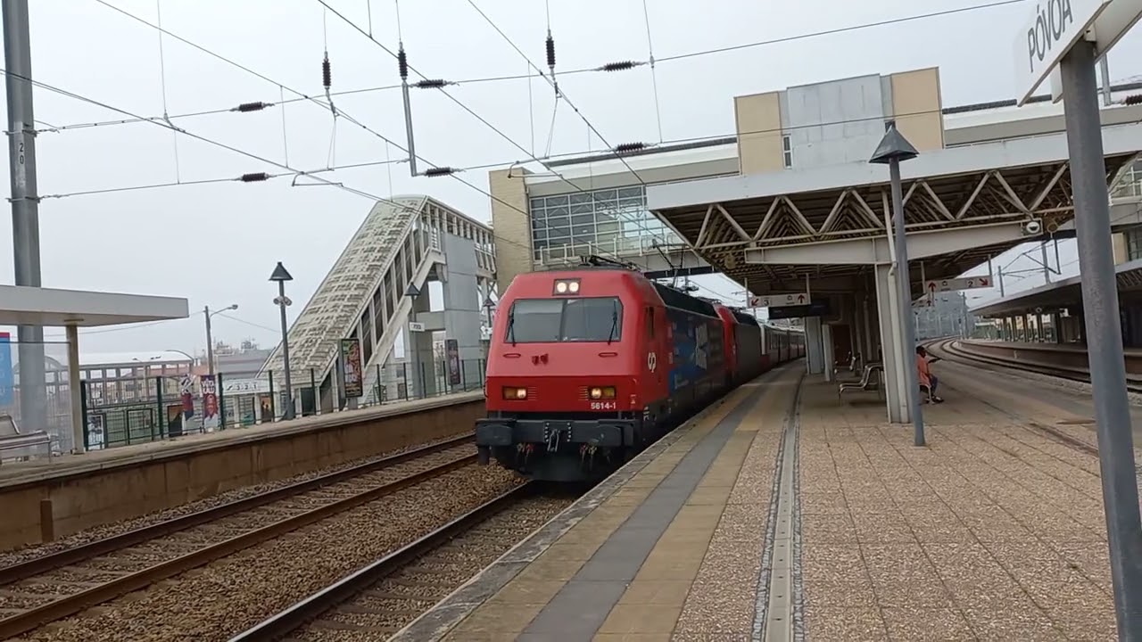 CP 5614 + CP 5603 | Serviço 27525 @ Póvoa de Santa