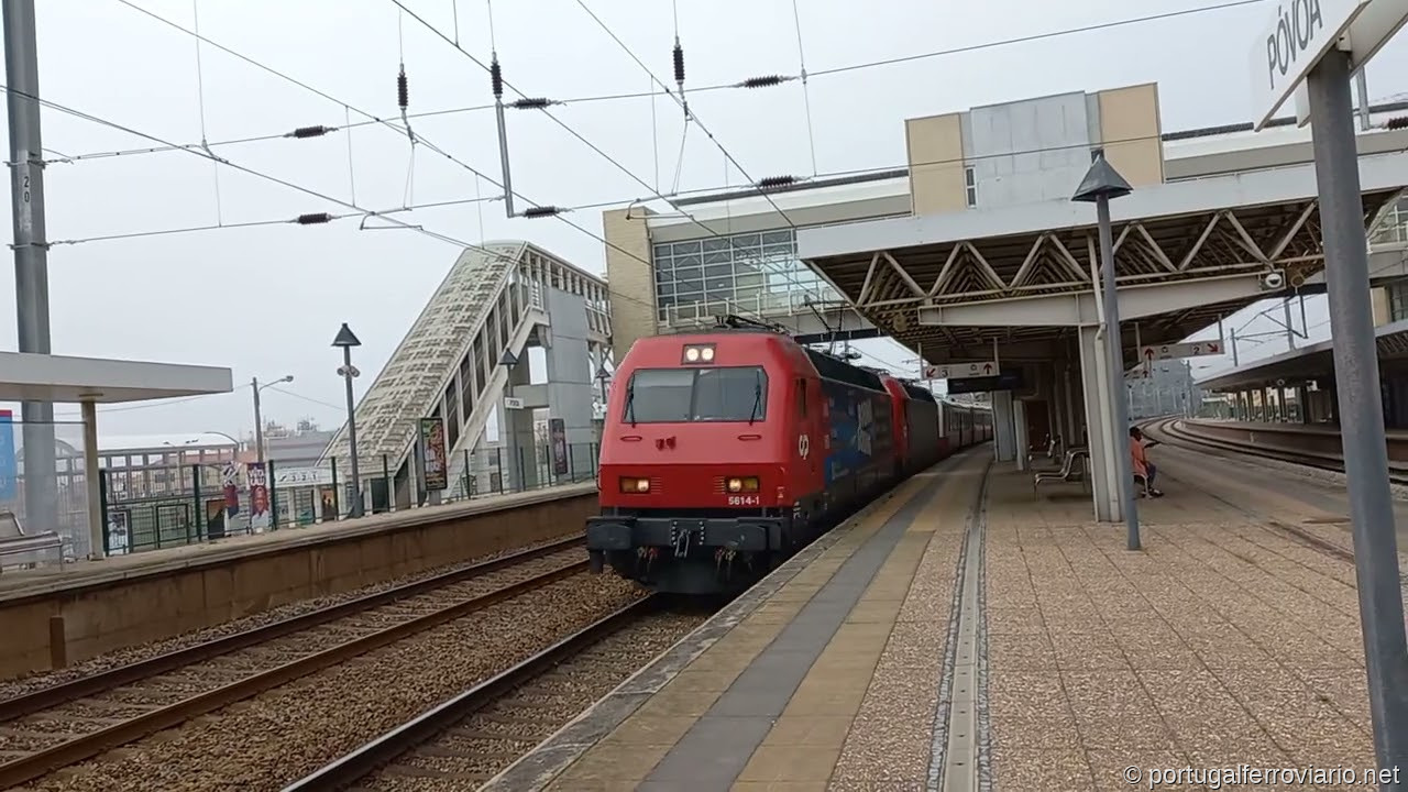 CP 5614 + CP 5603 | Serviço 27525 @ Póvoa de Santa