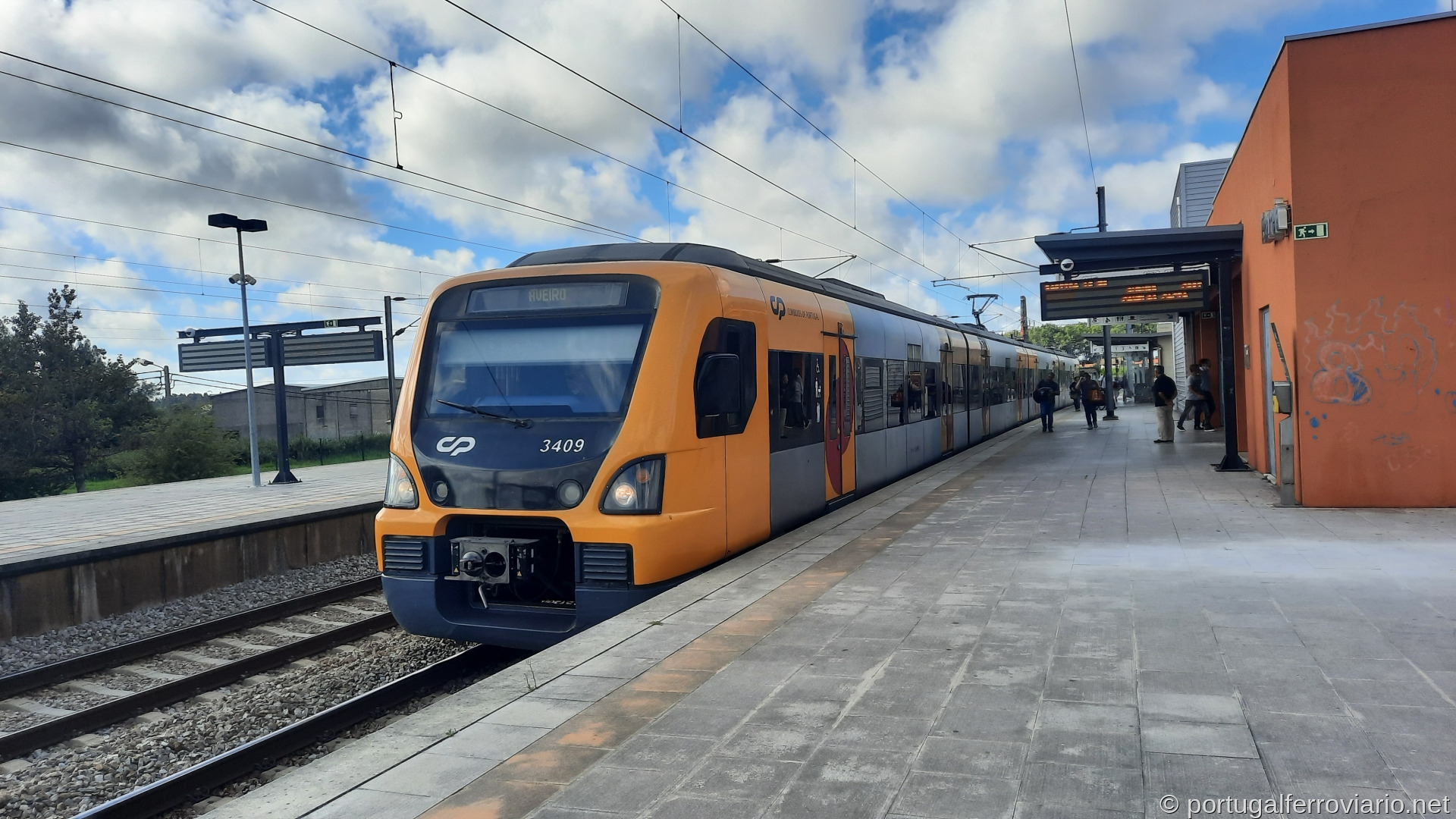 3409 em Estarreja com destino a Aveiro