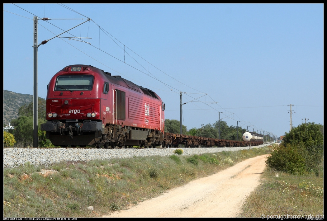 6006 ( 65930 Loulé - TER-TIR ) Linha do Algarve Pk