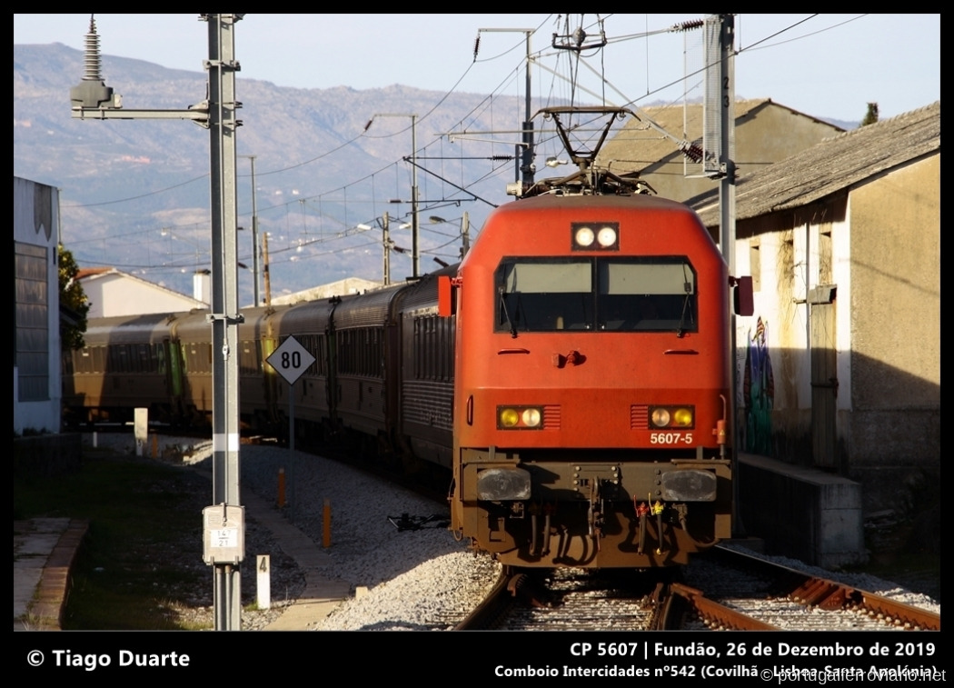 CP 5607 - IC 542 - Fundão - 26/12/2019