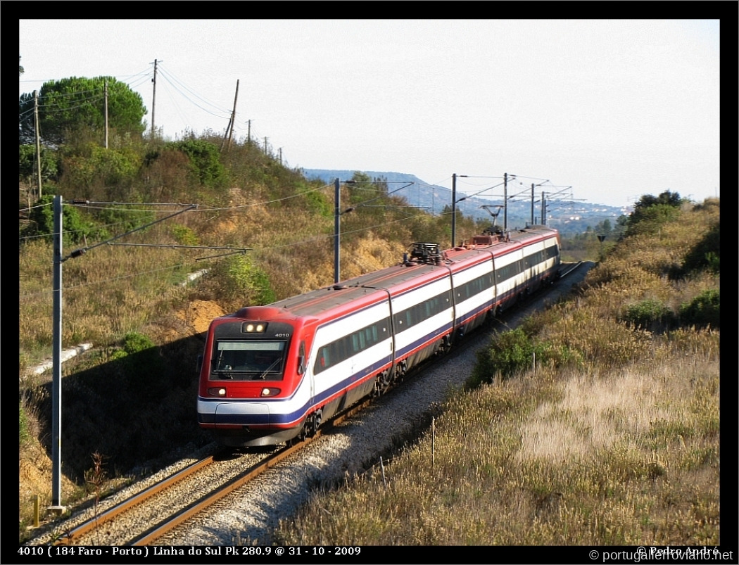 4010 (184 Faro - Porto) Linha do Sul Pk 280.9 @ 31