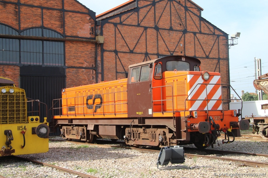Locomotiva 1225 no MNF