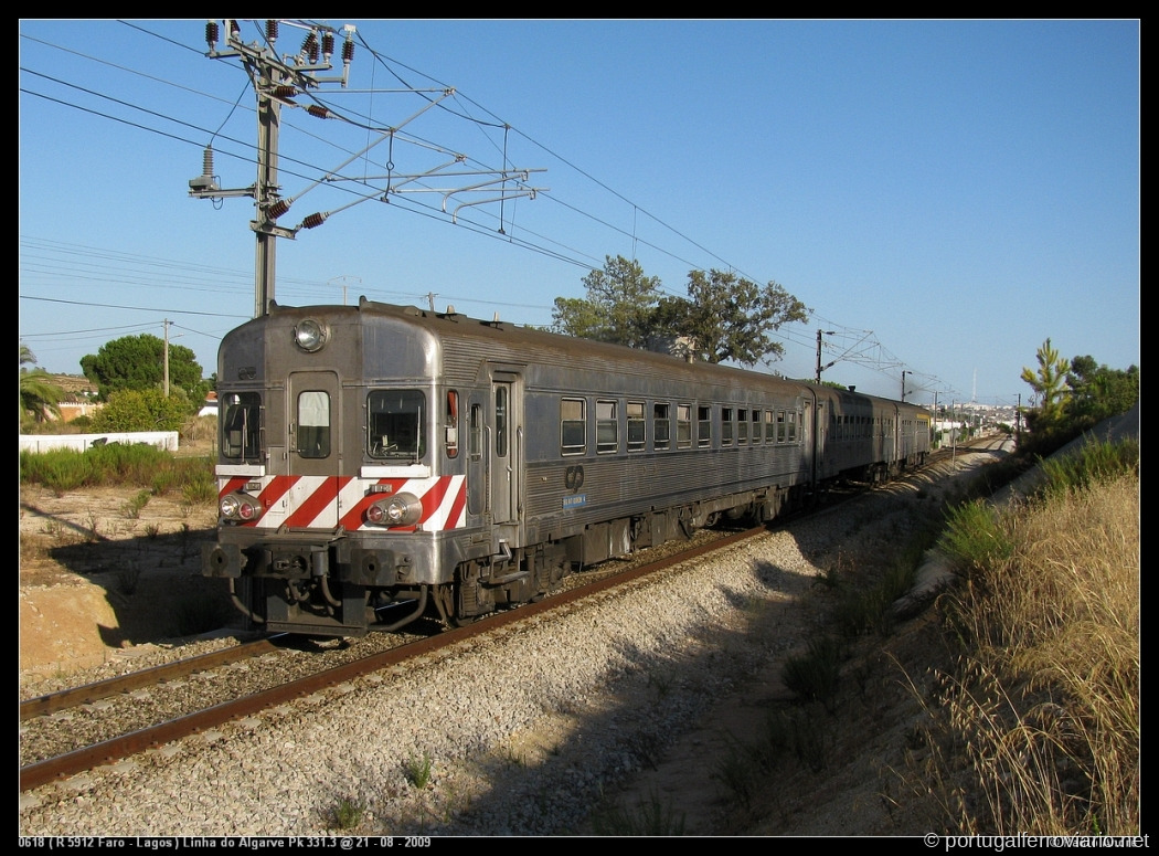 0618 ( R 5912 Faro - Lagos ) Linha do Algarve Pk 3