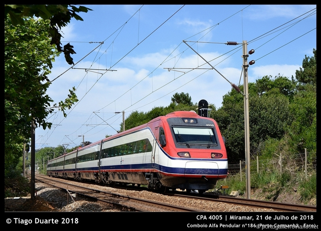 CP 4005 - Miramar - AP 186 - 21 de Julho de 2018
