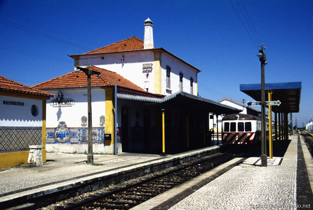 Nohab 0112 em Estremoz - Maio 1989