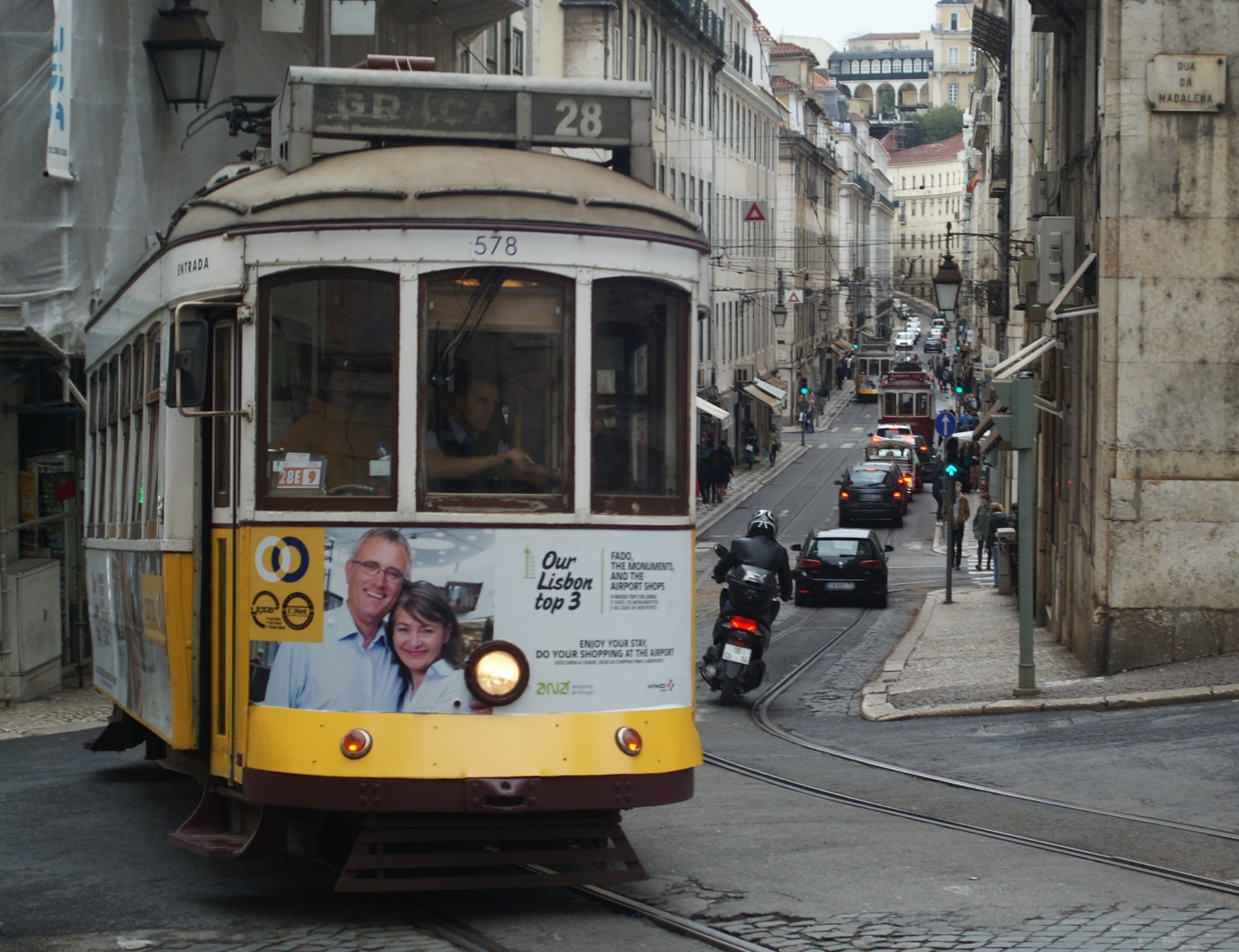 Carris Eléctrico 578, Carreira 28, Lisboa, 05/11/2016