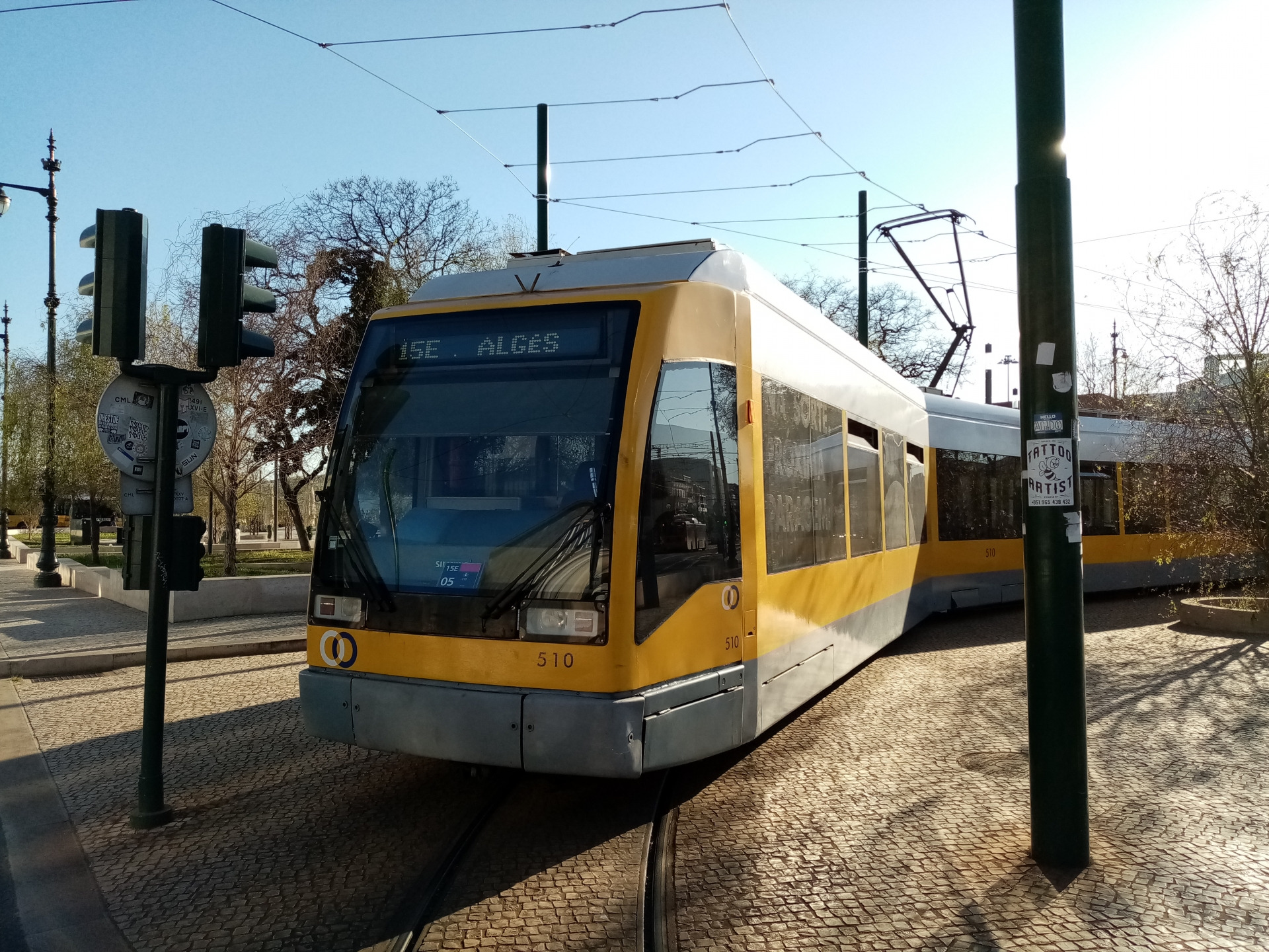 CCFL 510 na carreira 15E (Cais do Sodré  Jardim de Algés) @ Lisboa, Cais do Sodré | 21/03/2021
