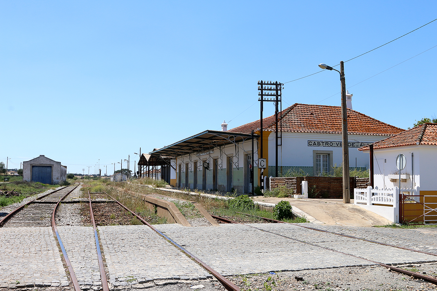 Estado da estação de Castro Verde em 2020